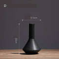 Simple Living Room Home Decoration Creative Black And White Ceramic Vase